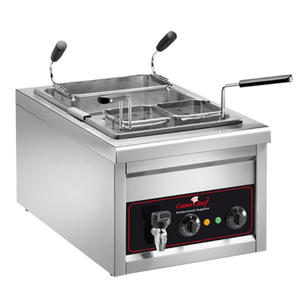 Pastakoker 25L | Met aftapkraan | 3.25kW | 400x700x340(h)mm