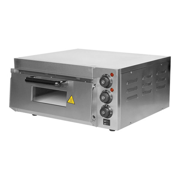 Pizza oven 1x1 Ø40cm | 2kW | instelbare onder- en boven thermostaat | 585x560x263(h)mm
