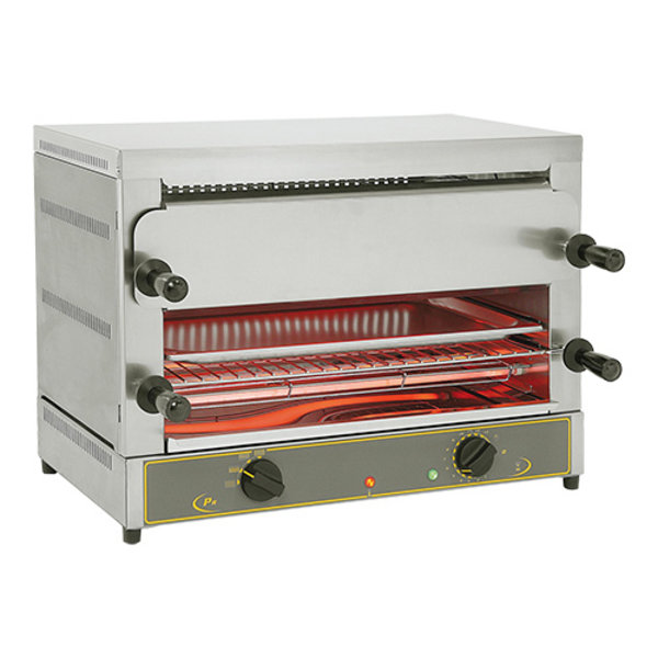 Salamander 2 etages + roosters | 1/1 GN | 4kW | 640x380x470(h)mm