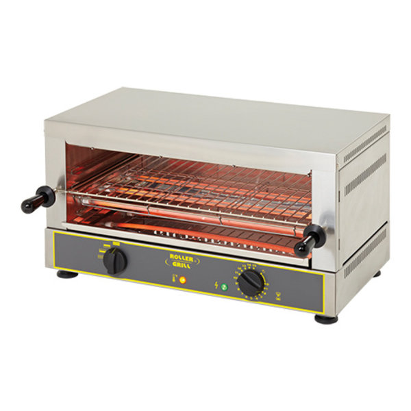 Salamander 1 etage | 2,7kW | Uitgerust met twee sets van drie quartz buizen | 640x380x340(h)mm