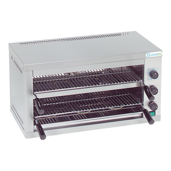 salamander 2 etages | 4kW | voorzien van 2 thermostaten | 340x670x360(h)mm