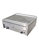 CaterChef Lavasteen grill 2 zones RVS | Reflecterende branders | 2x 9kW  | 780x680x320(h)mm 