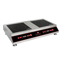 EMGA Kooktoestel inductie | 2x 3,5kw/h | met 10 temperatuur instellingen | /vermogen | 420x330x110(h)mm EMGA Kooktoestel inductie | 2x 3,5kw/h | met 10 temperatuur instellingen | /vermogen | 420x330x110(h)mm