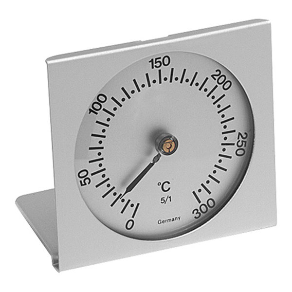 Oven thermometer aluminium 0/300 graden 8(l)cm