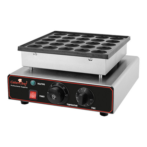 Poffertjes bakapparaat (cap.025st.) | 850W | Thermostaat 0-300°C | 375x310x170(h)mm