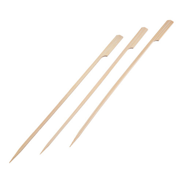 Hamburger prikkers bamboe smaakneutraal 50 stuks - 25(l)cm