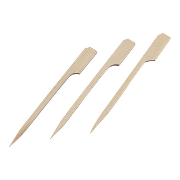 Hamburger prikkers bamboe smaakneutraal (100x)  9(l)cm