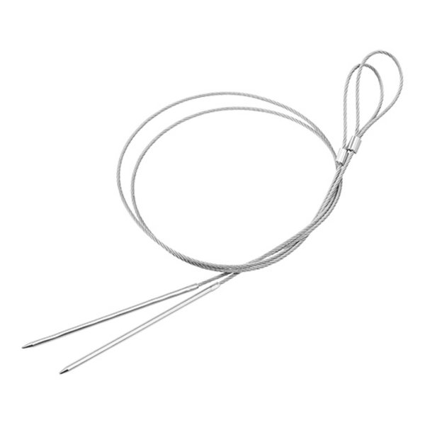 Grillpin flexibel RVS set van 2 - 74(l)cm