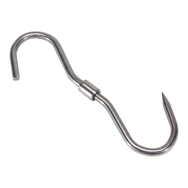 Draaihaak RVS Ø12x27(l)cm