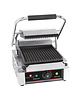 CaterChef Contactgrill Solo-Compact (gegroefd/gegroefd) | 1.8kW | voorzien van grote lekbak | 290x287x205(h)mm 