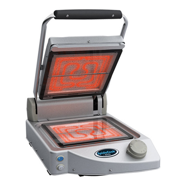 contactgrill Solo (glad/glad) | 1.5kW | vitro-keramisch braadvlak | 458x331x176(h)mm