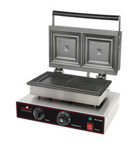 CaterChef Tosti-bakapparaat | 1,55kW | Non-stick binnenzijde pannen | 390x340x250(h)mm