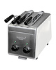 CaterChef Tosti-Apparaat | RVS | 2 Sleuven + 2 Tijdklokken | 1.4kW | 200x310x290(h)mm 