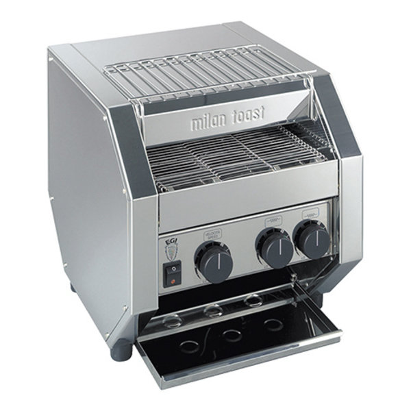 Conveyortoaster | RVS | 700/u. | Transportband (2 Rijen) | 2.1kW | 340x410x360(h)mm