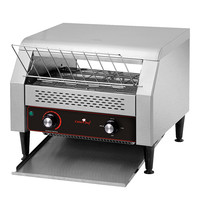 CaterChef Conveyor toaster (cap.700st.) | 2,64kW | Geschikt voor 3 rijen toast | 468x540x391(h)mm
