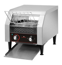 CaterChef Conveyor toaster (cap.500st.) | 2,24kW | De transportband is geschikt voor 2 rijen toast | 368x540x391(h)mm