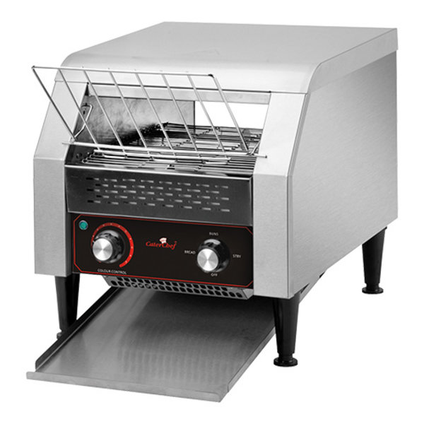 Doorlooptoaster | RVS | Dubbel | Max. 265/u. | 2.24kW (230V) | 368x540x391(h)mm