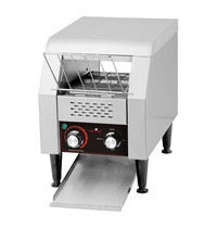 CaterChef Conveyor Toaster | RVS | Productie Max. 300/u. | Snelheid Instelbaar | 1.3kW | 288x540x391(h)mm