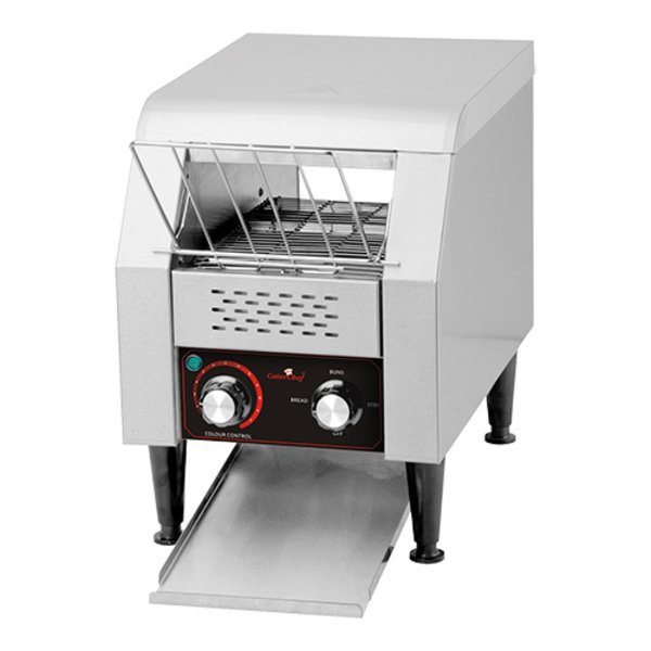 Doorlooptoaster | RVS | Enkel | Max. 135/u. | 1.3kW (230V) | 288x540x391(h)mm