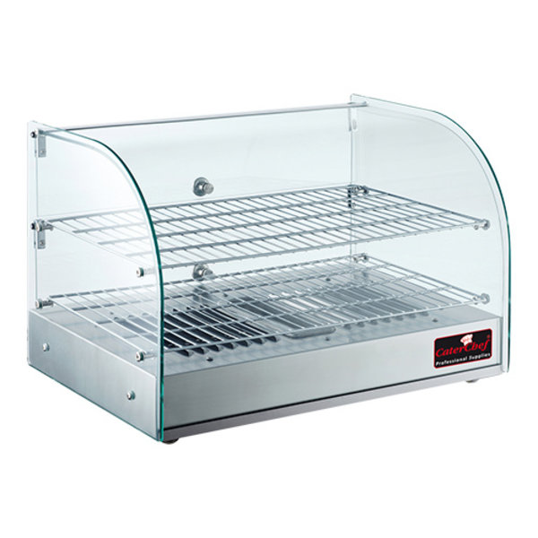 Warmhoudvitrine | 45L | 800W | +30°C/+90°C | Thermostaat | 554x376x376(h)mm