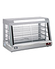 CaterChef Warmhoudvitrine (cap.82x32/34/36cm) |1,84kW | tussenroosters, binnenverlichting en diaverlichting | 900x480x605(h)mm 