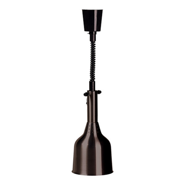 Warmhoudkap zwart met in hoogte  verstelbaar snoe max 180cm Ø18cm