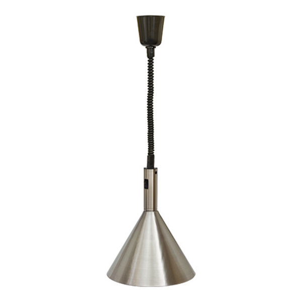 Warmhoudkap aluminium met in hoogte verstelbaar snoer max 136cm Ø28cm