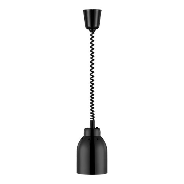 Warmhoudkap RVS in hoogte instelbaar snoer max 180cm voorzien van schakelaar Ø16cm