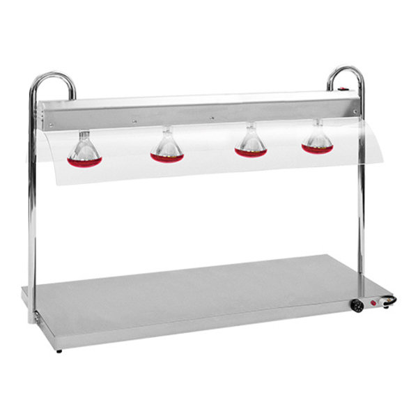 Warmhoudplaat + Infraroodlampen | 30°C/90°C | 2,5kW | 530x1360x830(h)mm
