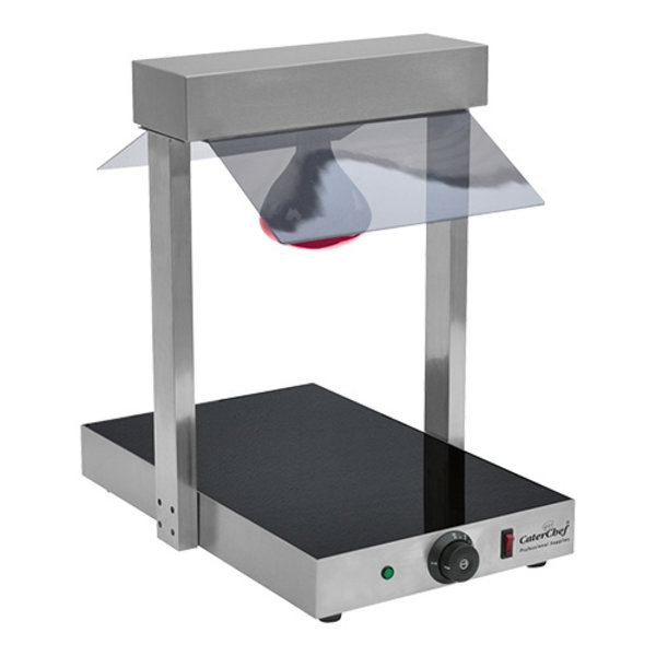 Warmhoudplaat + Infraroodlamp | 1/1 GN | 30°C/85°C | 510W | Beschermkap| 377x575x570(h)mm