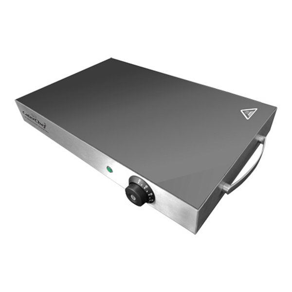 Warmhoudplaat GN1/1 | 260W | thermostatisch instelbaar tot 85°C | 580x365x84(h)mm