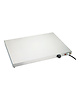 CaterChef Warmhoudplaat RVS thermostatisch instelbaar 90°C | 2/1 GN | 650x530x60(h)mm 