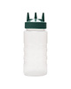 EMGA Doseerfles | Groen | 3 Uitlopen | Maatverdeling | 0.5L | Ø75x100(h)mm 