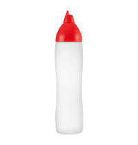 Araven Doseerfles | Rood | Drip | Maatverdeling | 0.5L | Ø60x260(h)mm 