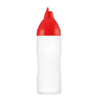Araven Doseerfles | Rood | Drip | Maatverdeling | 0.35L | Ø60x260(h)mm 
