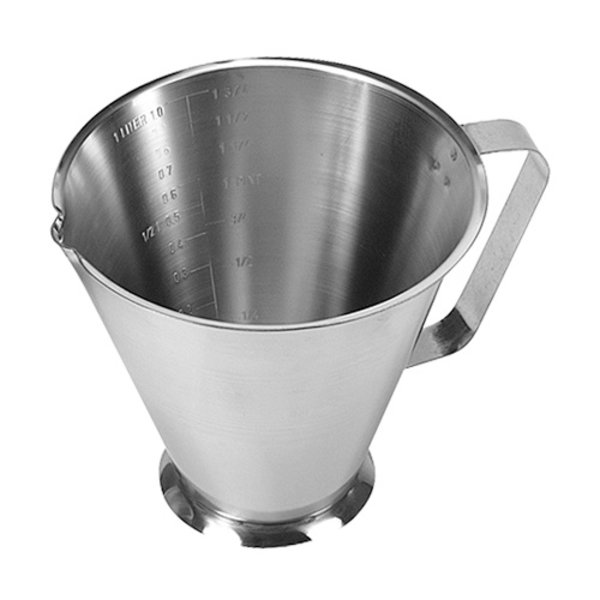 Maatbeker | RVS | Maatverdeling | 1L