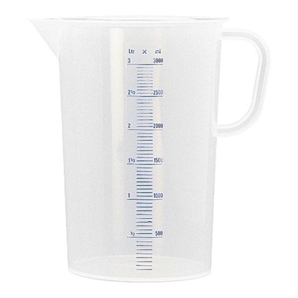 Maatbeker | Kunststof | Maatverdeling | 3L | Ø170x235(h)mm