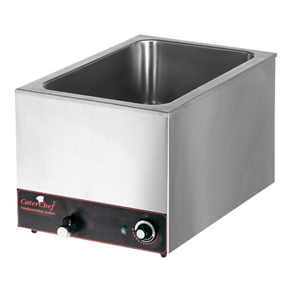 Bain marie GN1/1x1-200mm | 1,2kW | Met ingebouwd element | 355x615x297(h)mm