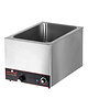 CaterChef Bain marie GN1/1x1-200mm | 1,2kW | Met ingebouwd element | 355x615x297(h)mm 