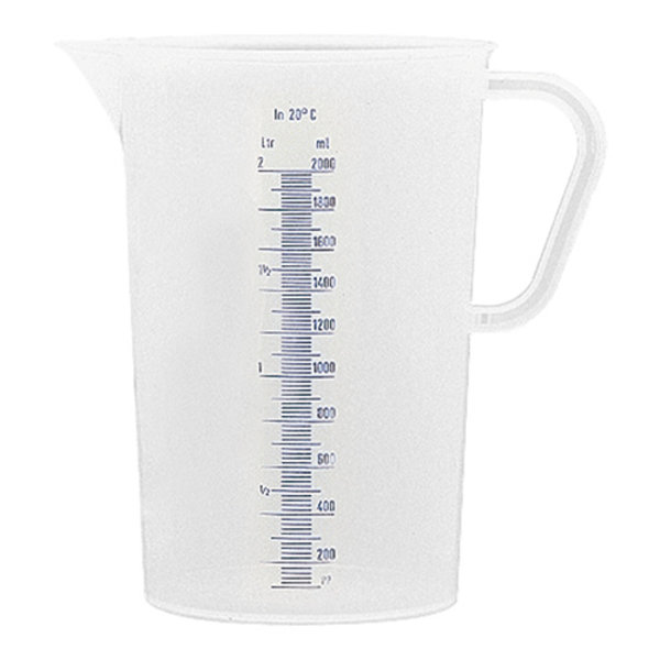 Maatbeker | Kunststof | Maatverdeling | 2L | Ø150x205(h)mm