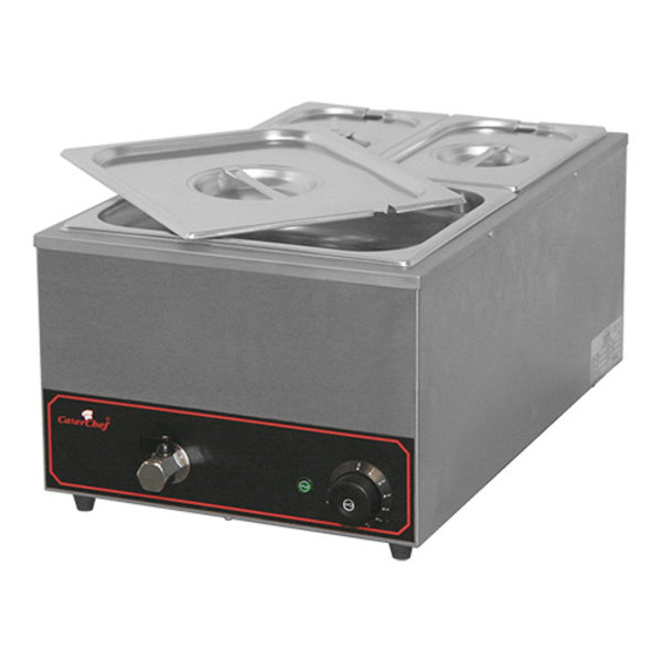 Bain marie GN1/1x1-150mm |1,2kW | Met lepeluitsparing, ent aftapkraan | 355x615x278(h)mm