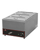 CaterChef Bain marie GN1/1x1-150mm | 1,2kW | Met regelbare thermostaat | 355x615x278(h)mm 