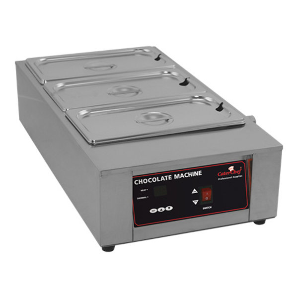Chocolade warmer (GN1/1-100mm) | 1kW | digitaal bedieningspaneel met thermostaat | 359x669x178(h)mm