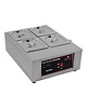 CaterChef Chocolade warmer (GN2/3-100mm) | 1kW | digitaal bedieningspaneel met thermostaat | 359x489x178(h)mm 