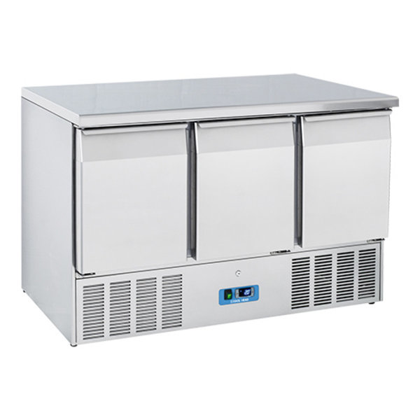 Koelwerkbank | 342L | 3 Deuren (1/1 GN) | 0°C/+8°C | Geventileerd | 0.23kW | 1365x700x880(h)mm