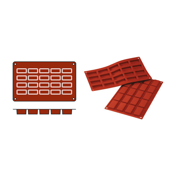 Bakmat | Rechthoek Financiers