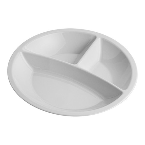 Bord porselein rond  Ø25,5x4,3(h)cm