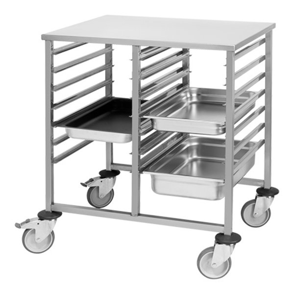 Regaalwagen 2x(GN1/1-cap.07x) | 740x550x910(h)mm
