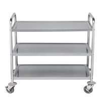 CaterChef serveerwagen (cap.3x 90x50cm) |970x550x950(h)mm CaterChef serveerwagen (cap.3x 90x50cm) |970x550x950(h)mm