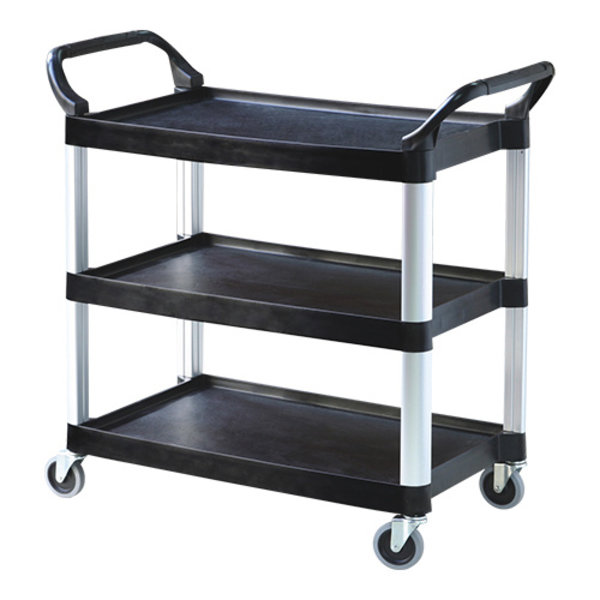 Serveerwagen | 3 Niveaus (800x500) | 4 Wielen (Ongeremd) | 1060x480x1050(h)mm